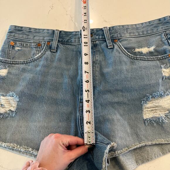 Madewell Relaxed Denim Shorts in‎ Renfield Wash Size 31 - Picture 7 of 8